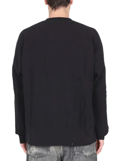 Engineered Garments Crewneck Sweatshirt In Black