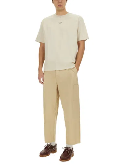 Drôle De Monsieur Cropped Pants In Neutral