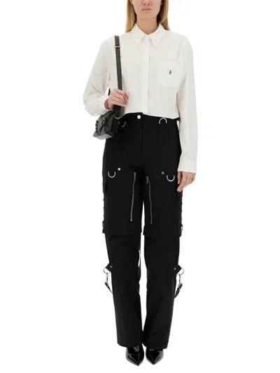 Givenchy 4g Cropped Shirt In White