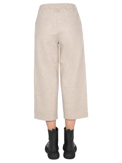 Fabiana Filippi Cropped Trousers In Gray