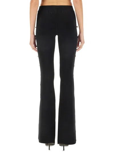 Versace Jeans Couture Cut Out Pants In Black