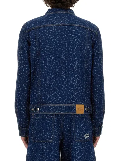 Maison Kitsuné Denim Jacket In Blue