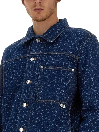 Maison Kitsuné Denim Jacket In Blue