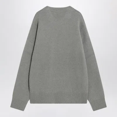 Ami Alexandre Mattiussi Sweater Ami Paris Men Color Grey In Gray