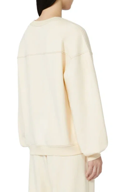 Weekend Max Mara Mogol Oversize Sweatshirt In White