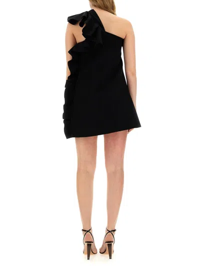 Msgm Ruffled One Shoulder Mini Dress