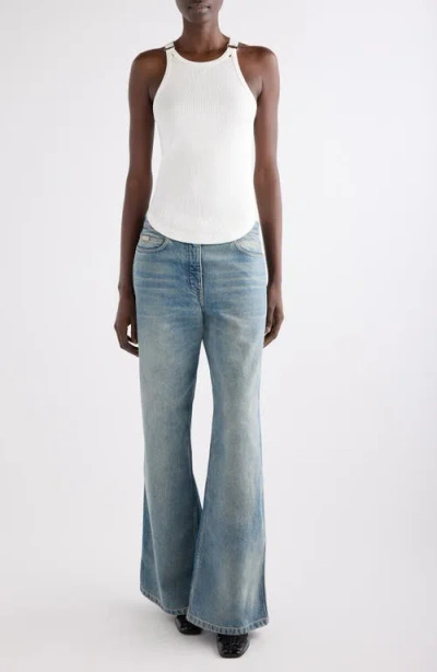 Courrèges Tank Top In White