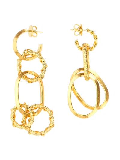 Dsquared2 Dsquared Women Earring With Chain Rings