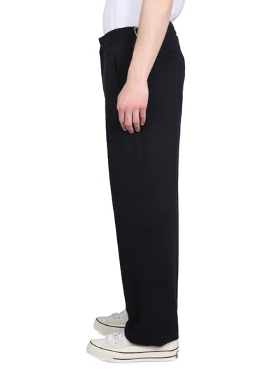 Pt Torino Pants With Belt Loops And Pockets In Black