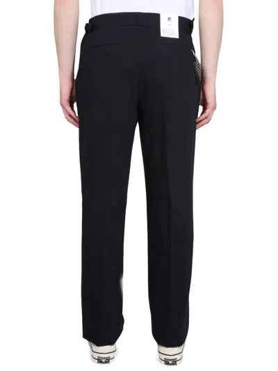 Pt Torino Pants With Belt Loops And Pockets In Black