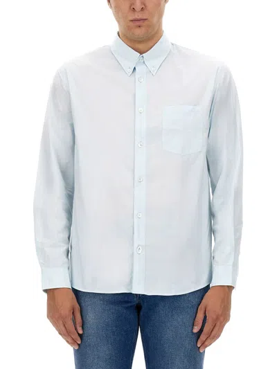 Apc A.p.c. Edouard Shirt In Blue