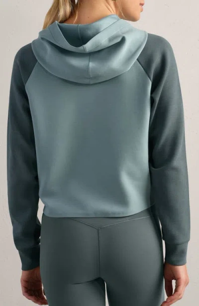 Rhone Dreamglow Color Blocked Hoodie In Blue