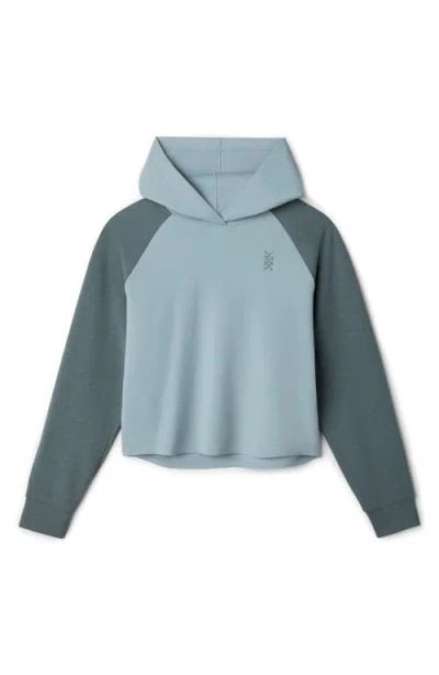 Rhone Dreamglow Color Blocked Hoodie In Blue