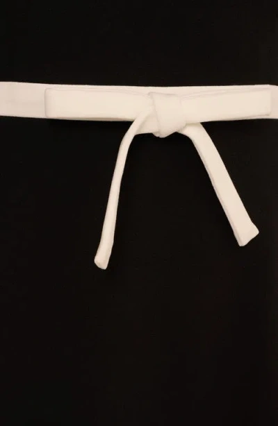 Adrianna Papell Women's Sleeveless Crepe A-line Dress In Black