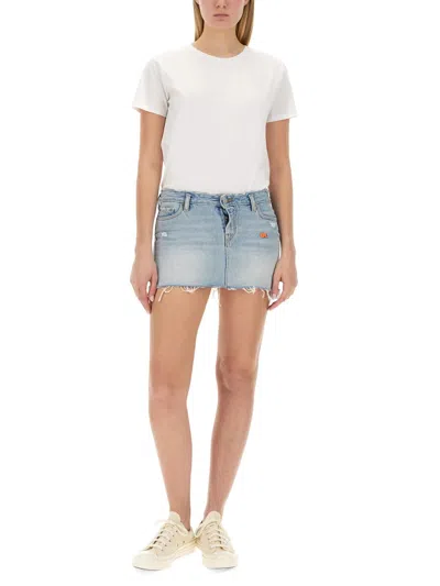 Erl X Levis Skirt In Blue