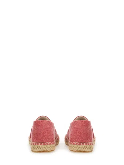Isabel Marant Logo Embroidered Espadrilles In Pink