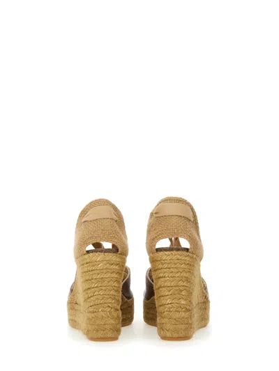 Castaã±er Castañer Espadrille "clear Etro" In Brown