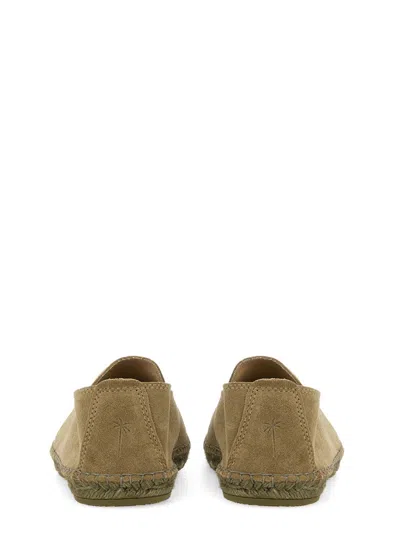 Manebi Espadrille In Suede In Green