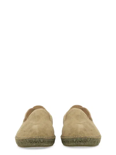 Manebi Espadrille In Suede In Green