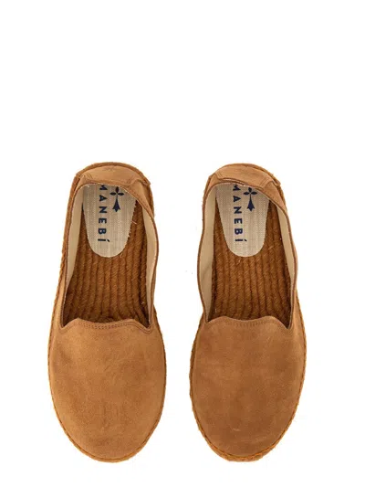 Manebi Espadrille In Suede