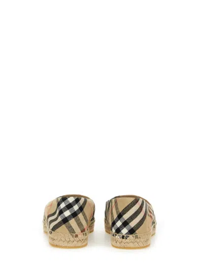 Burberry Women Embroidered Canvas Espadrilles