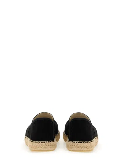 Kenzo Black  Paris Elastic Espadrilles