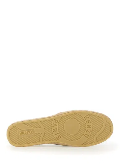 Kenzo Black  Paris Elastic Espadrilles