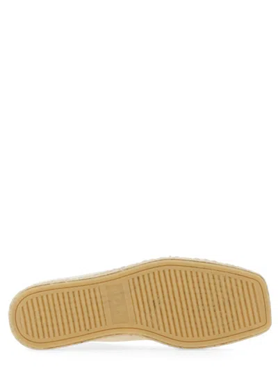 Lemaire Linoleum Laced Espadrilles Off White