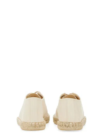 Lemaire Linoleum Laced Espadrilles Off White