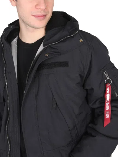 Alpha Industries Expedition Parka Jacket For Men In Black