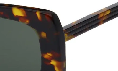 Florence By Mills 52mm Rectangular Sunglasses In Green