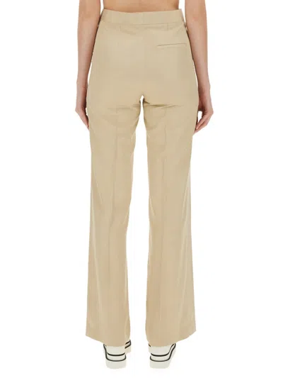 Stella Mccartney Flare Fit Pants In Brown
