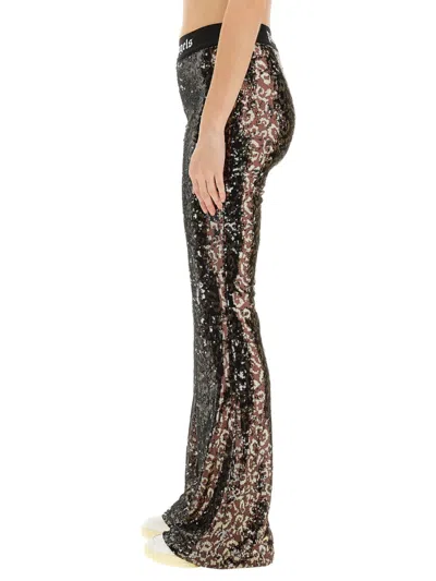 Palm Angels Flare Fit Pants In Multi