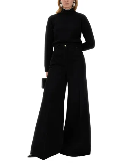 Nina Ricci Flared Pants In Black