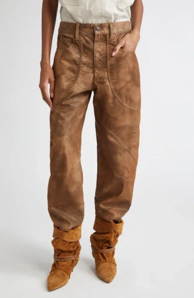 Isabel Marant Étoile Pants "kelvina" In Brown