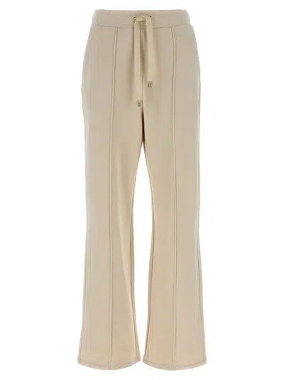 Weekend Max Mara Folk Jersey Trouser Beige In Neutral