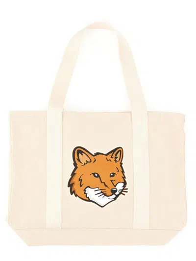 Maison Kitsuné Fox Head Print Bag