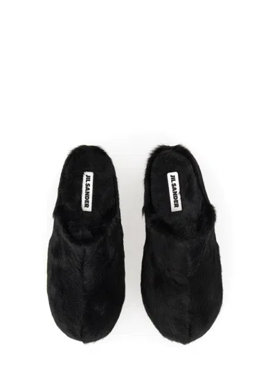 Jil Sander Fur Mules