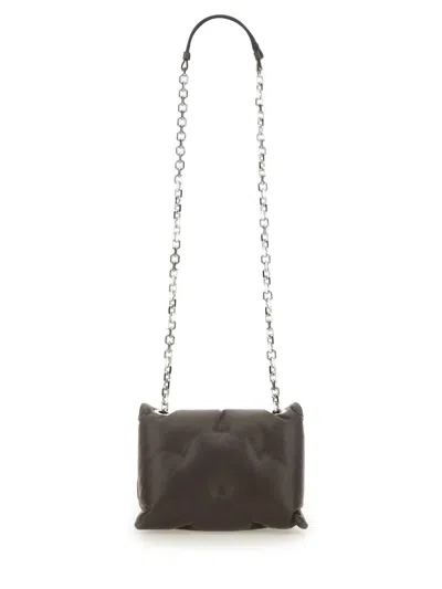 Maison Margiela Glam Slam Flap Bag Small In Brown