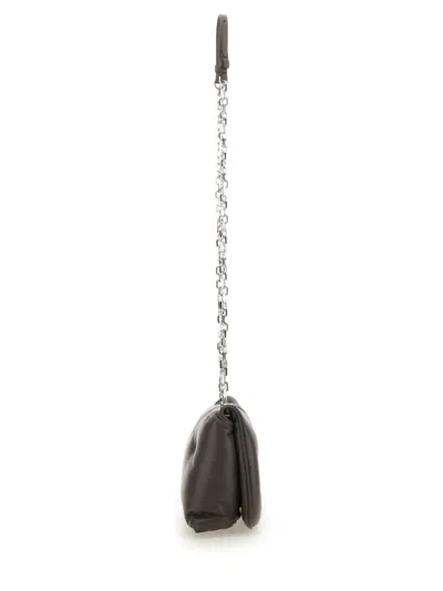 Maison Margiela Glam Slam Flap Bag Small In Brown