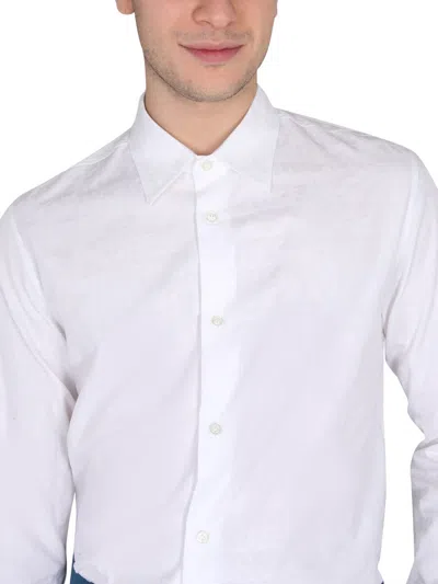 Alexander Mcqueen Graffiti Logo Shirt In White