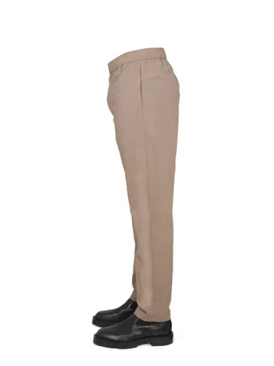 Theory Graham Kelso Elastic Waist Pants For Men In Brown