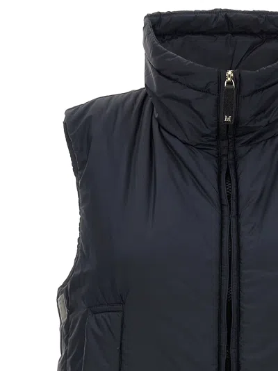 Max Mara The Cube Greenve Gilet Blue In Black