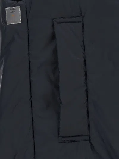 Max Mara The Cube Greenve Gilet Blue In Black