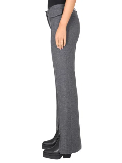 The Mannei Structured Pants Featuring Peaked Lapels In Gray