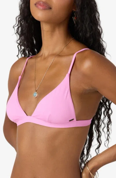 O'neill Juniors' Saltwater Solids Seaside Top In Pink