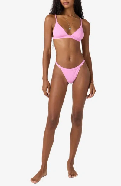 O'neill Juniors' Saltwater Solids Seaside Top In Pink