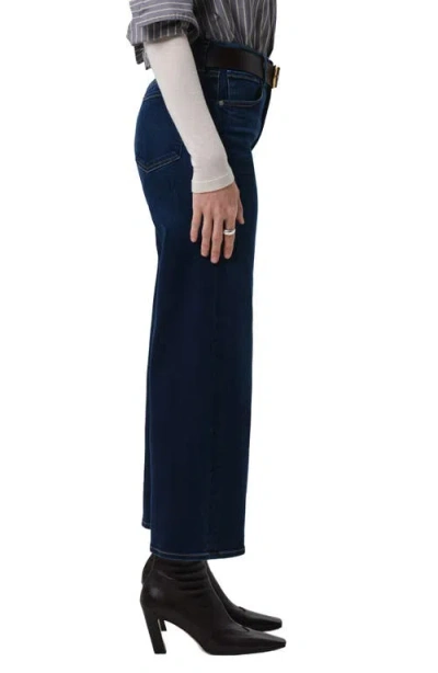 Citizen Of Humanity Citizens Of Humanity Lyra Wide Leg Cropped Jeans In Dakota In Blue