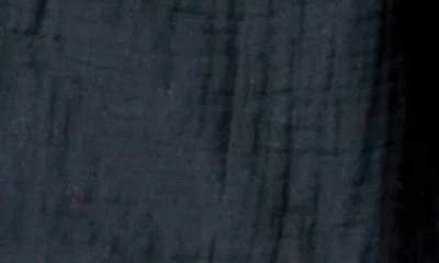 Gibsonlook Ruffle Cotton Gauze Drawstring Skirt In Black