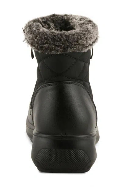 Flexus By Spring Step Alama Waterproof Winter Boot In Black